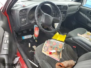2002 Chevrolet Blazer LS with VIN 1GNCS18W12K162353, listed as a Copart auction lot 73874774 with 0 mi miles and Salvage Title. Bid and sale history available at carsss.com. Image 8.
