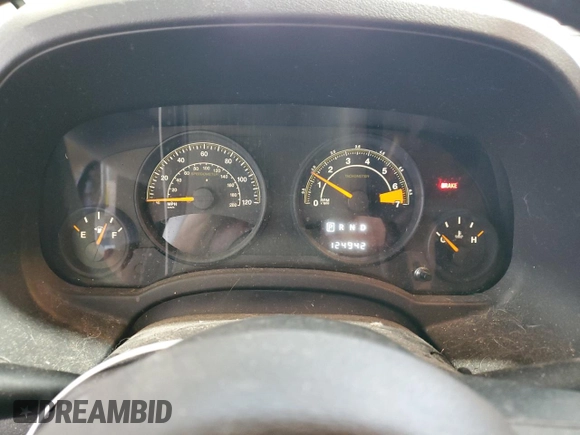 2014 Jeep Compass Sport with VIN 1C4NJDBB6ED592223, listed as a Copart auction lot 63343984 with 124,942 mi miles and Clean Title. Bid and sale history available at carsss.com. Image 9.