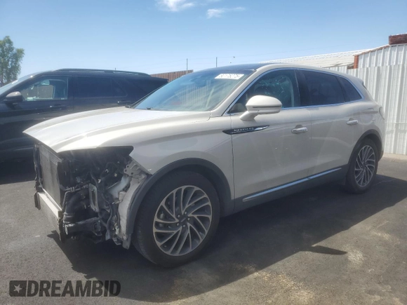 2019 Lincoln Nautilus Reserve z VIN 2LMPJ6LP8KBL14746, wystawiony jako Copart lot #60175275 z przebiegiem 96 405 mil mil oraz Szkoda całkowita • Salvage title. Historia ofert i sprzedaży dostępna na DreamBid. Obrazek 1.