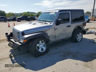 2018 Jeep Wrangler Sport S with VIN 1C4GJXAG2JW276047, listed as a Copart auction lot 59208764 with 149,260 mi miles and Salvage Title. Bid and sale history available at DreamBid. Image 1.