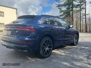 2021 Audi Q8 Prestige with VIN WA1FVAF12MD006912, listed as a Copart auction lot 50179263 with 30,100 mi miles. Bid and sale history available at carsss.com. Image 4.