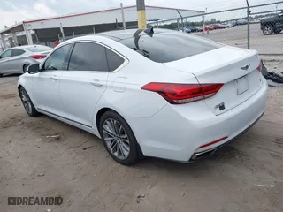 2016 Hyundai Genesis 3.8L with VIN KMHGN4JE6GU140327, listed as a IAAI auction lot 41623499 with 72,942 mi miles. Bid and sale history available at carsss.com. Image 3.