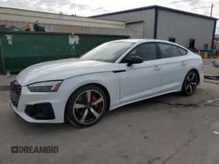 2023 Audi A5 Sportback S line Prestige z VIN WAUEACF56PA034405, wystawiony jako Copart lot #89071875 z przebiegiem 25 646 mil mil oraz Nie do naprawy • Non repairable. Historia ofert i sprzedaży dostępna na DreamBid. Obrazek 1.