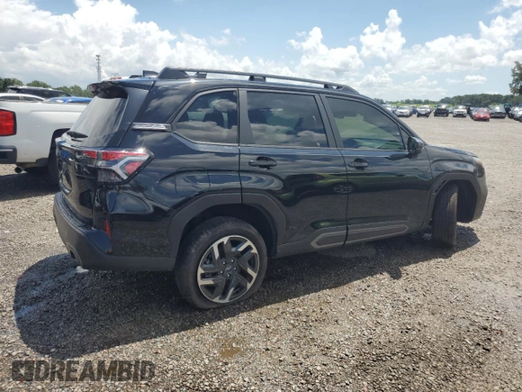 2025 Subaru Forester Limited with VIN JF2SLDRC7SH430604, listed as a Copart auction lot 60880675 with 5,076 mi miles and Salvage title. Bid and sale history available at DreamBid. Image 3.