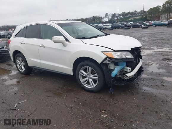 2015 Acura RDX Tech Pkg with VIN 5J8TB4H57FL021547, listed as a IAAI auction lot 41978867 with 104,719 mi miles. Bid and sale history available at carsss.com. Image 1.