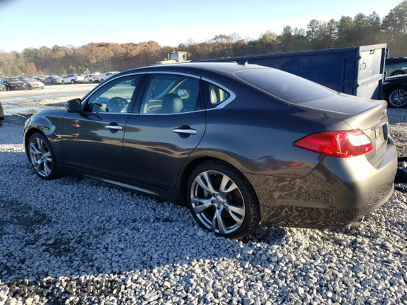 2012 Infiniti M37 with VIN JN1BY1AP8CM332769, listed as a Copart auction lot 83674724 with 416,482 mi miles and Salvage Title. Bid and sale history available at carsss.com. Image 2.
