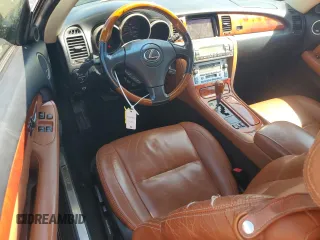 2003 Lexus SC 430 with VIN JTHFN48Y730047333, listed as a Copart auction lot 52112085 with 106,750 mi miles and Salvage title. Bid and sale history available at DreamBid. Image 8.