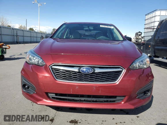 2018 Subaru Impreza with VIN 4S3GKAA63J3605003, listed as a Copart auction lot 51474825 with 59,232 mi miles and Salvage title. Bid and sale history available at DreamBid. Image 5.