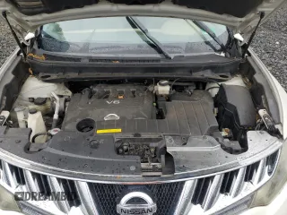 2010 Nissan Murano SL z VIN JN8AZ1MW4AW100832, wystawiony jako Copart lot #58694335 z przebiegiem 189 355 mil mil oraz Szkoda całkowita • Salvage title. Historia ofert i sprzedaży dostępna na DreamBid. Obrazek 12.