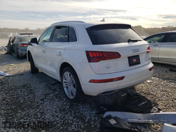 2018 Audi Q5 Premium Plus with VIN WA1BNAFY8J2160317, listed as a Copart auction lot 66857742 with 0 mi miles. Bid and sale history available at carsss.com. Image 3.