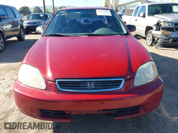 1997 Honda Civic LX with VIN 1HGEJ6678VL030963, listed as a IAAI auction lot 41880866 with 142,472 mi miles. Bid and sale history available at carsss.com. Image 12.