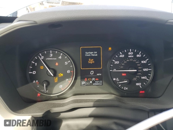 2025 Subaru Forester with VIN JF2SLDAC5SH444822, listed as a Copart auction lot 48493785 with 4,944 mi miles and Salvage title. Bid and sale history available at DreamBid. Image 9.