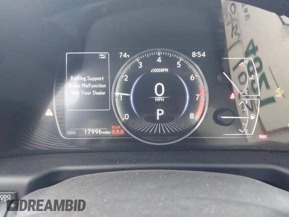 2020 Lexus ES 350 with VIN 58ADZ1B17LU054898, listed as a IAAI auction lot 42673828 with 17,996 mi miles and . Bid and sale history available at DreamBid. Image 7.