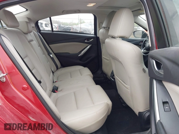 2015 Mazda 6 i Touring with VIN JM1GJ1V5XF1213756, listed as a IAAI auction lot 41943777 with 105,736 mi miles and . Bid and sale history available at carsss.com. Image 8.