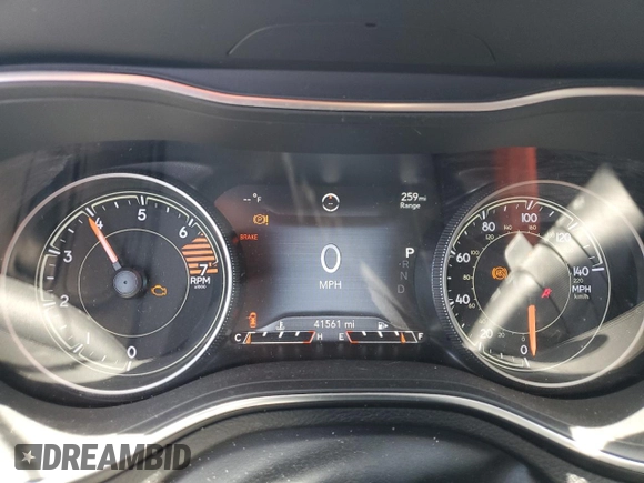2020 Jeep Cherokee Limited with VIN 1C4PJLDB9LD581732, listed as a Copart auction lot 50204565 with 41,561 mi miles and Non repairable. Bid and sale history available at DreamBid. Image 9.
