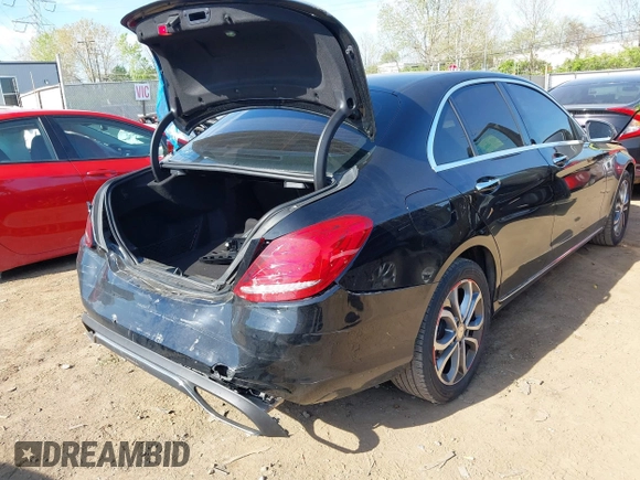 2016 Mercedes-Benz C 300 Luxury with VIN WDDWF4KB1GR150239, listed as a IAAI auction lot 42112415 with 227,620 mi miles and . Bid and sale history available at carsss.com. Image 4.