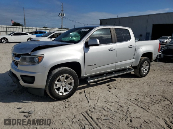 2019 Chevrolet Colorado 2WD LT with VIN 1GCGSCEA6K1170680, listed as a Copart auction lot 79111274 with 142,025 mi miles and Salvage title. Bid and sale history available at DreamBid. Image 1.