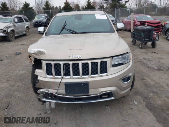 2015 Jeep Grand Cherokee Overland with VIN 1C4RJFCG5FC928085, listed as a IAAI auction lot 41540870 with 93,846 mi miles. Bid and sale history available at carsss.com. Image 12.