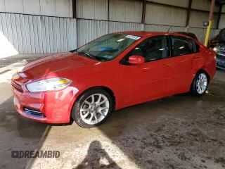 2013 Dodge Dart SXT with VIN 1C3CDFBA5DD156032, listed as a Copart auction lot 54359555 with 36,327 mi miles and Salvage Title. Bid and sale history available at carsss.com. Image 1.