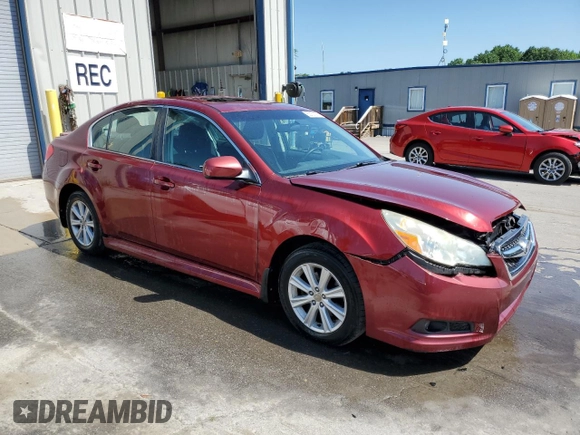 2010 Subaru Legacy Premium with VIN 4S3BMBE62A3224991, listed as a Copart auction lot 62107375 with 127,165 mi miles and Salvage title. Bid and sale history available at DreamBid. Image 4.
