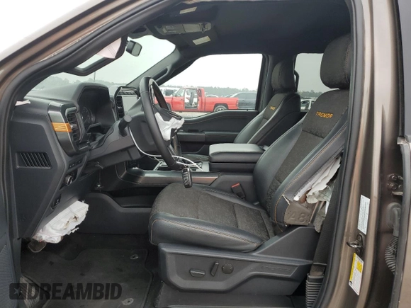 2023 Ford F-150 XL with VIN 1FTEW1E81PFB44320, listed as a Copart auction lot 43208905 with 37,499 mi miles and Salvage Title. Bid and sale history available at carsss.com. Image 7.