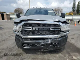 2024 Ram 3500 Tradesman with VIN 3C63RRGL5RG155781, listed as a Copart auction lot 52491465 with 80,307 mi miles and Salvage Title. Bid and sale history available at carsss.com. Image 5.