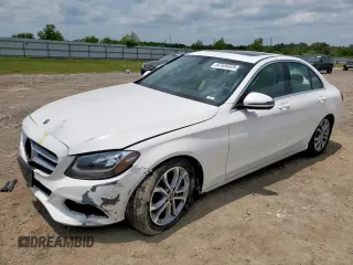 2018 Mercedes-Benz C 300 z VIN 55SWF4JB4JU271581, wystawiony jako Copart lot #57320325 z przebiegiem 53 207 mil mil oraz Szkoda całkowita • Salvage title. Historia ofert i sprzedaży dostępna na DreamBid. Obrazek 1.