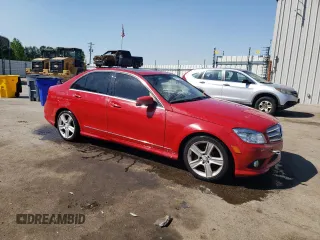 2010 Mercedes-Benz C 300 Sport with VIN WDDGF5EB2AF374778, listed as a Copart auction lot 53113395 with 89,615 mi miles and Salvage Title. Bid and sale history available at DreamBid. Image 4.