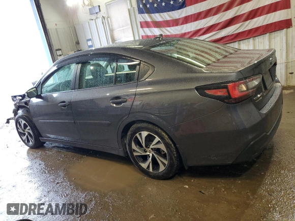 2025 Subaru Legacy Premium with VIN 4S3BWAF68S3003240, listed as a Copart auction lot 47327955 with 8,256 mi miles and Salvage title. Bid and sale history available at DreamBid. Image 2.