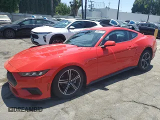 2024 Ford Mustang EcoBoost with VIN 1FA6P8TH5R5133459, listed as a Copart auction lot 61395845 with 27,489 mi miles and Salvage title. Bid and sale history available at DreamBid. Image 1.