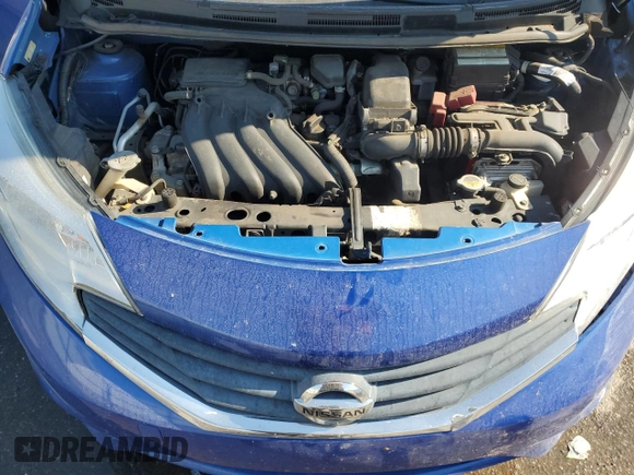 2016 Nissan Note S with VIN 3N1CE2CP9GL397484, listed as a Copart auction lot 78378884 with 121,024 mi miles and Salvage Title. Bid and sale history available at DreamBid. Image 11.