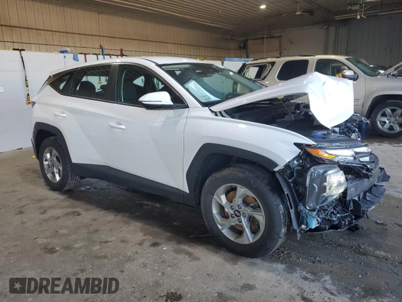 2022 Hyundai Tucson SE with VIN 5NMJACAEXNH119680, listed as a Copart auction lot 85150384 with 41,416 mi miles and Salvage Title. Bid and sale history available at carsss.com. Image 4.