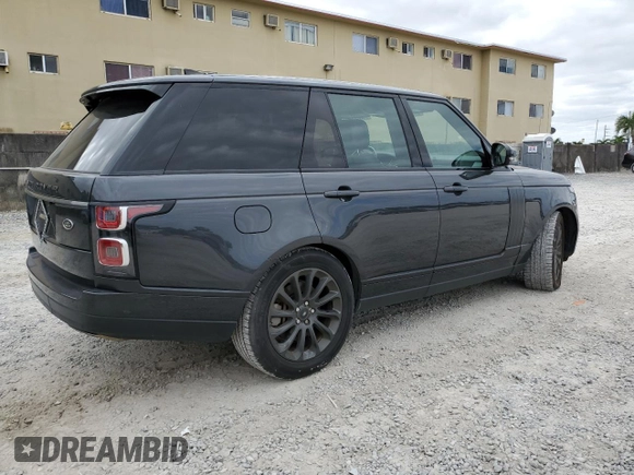 2020 Land Rover Range Rover z VIN SALGR2SUXLA572829, wystawiony jako Copart lot #81239604 z przebiegiem 43 478 mil mil oraz Szkoda całkowita • Salvage title. Historia ofert i sprzedaży dostępna na DreamBid. Obrazek 3.