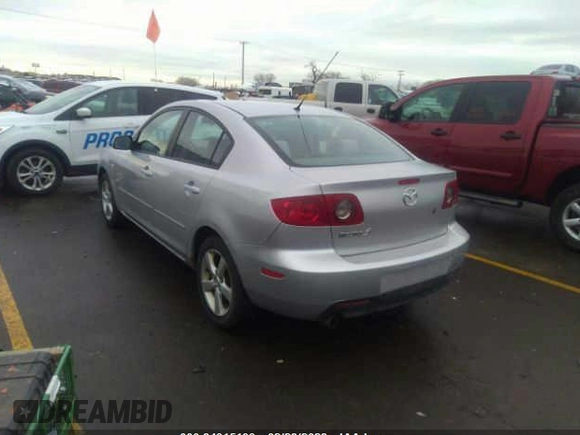 2004 Mazda 3 i with VIN JM1BK12F241142117, listed as a IAAI auction lot 34915199 with Not Provided miles and . Bid and sale history available at DreamBid. Image 3.