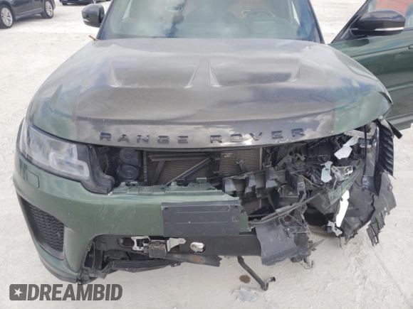 2020 Land Rover Range Rover Sport SVR z VIN SALWZ2RE5LA743951, wystawiony jako Copart lot #54134265 z przebiegiem 124 183 mil mil oraz Nie do naprawy • Non repairable. Historia ofert i sprzedaży dostępna na DreamBid. Obrazek 12.