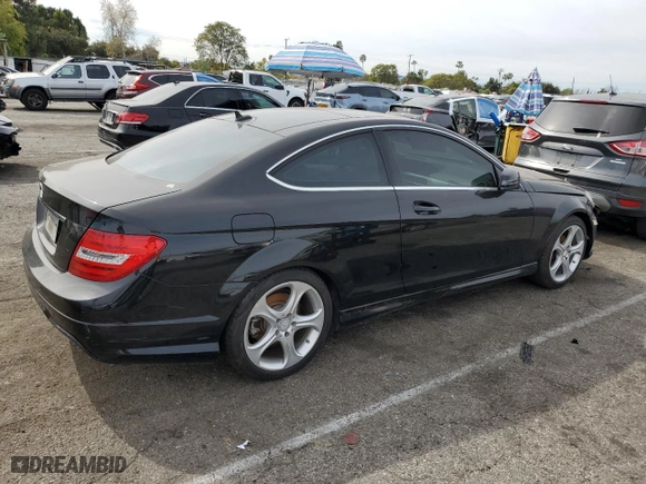 2012 Mercedes-Benz C-Class C 250 with VIN WDDGJ4HB8CF799459, listed as a Copart auction lot 46551745 with 0 mi miles and Salvage Title. Bid and sale history available at carsss.com. Image 3.