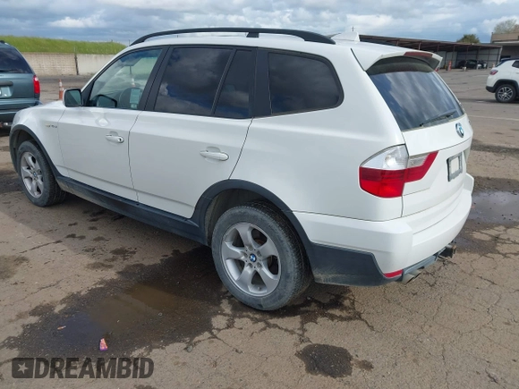 2008 BMW X3 3.0si with VIN WBXPC93438WJ04762, listed as a IAAI auction lot 41929429 with 170,270 mi miles. Bid and sale history available at carsss.com. Image 3.