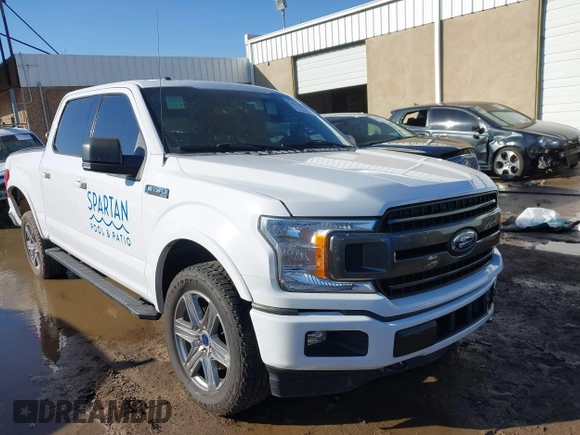 2018 Ford F-150 XL with VIN 1FTEW1EG1JKE29623, listed as a IAAI auction lot 40615703 with 122,846 mi miles and . Bid and sale history available at DreamBid. Image 1.