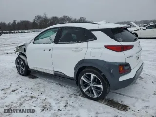 2021 Hyundai Kona Limited with VIN KM8K3CA53MU731771, listed as a Copart auction lot 43697275 with 43,539 mi miles and Salvage Title. Bid and sale history available at carsss.com. Image 2.