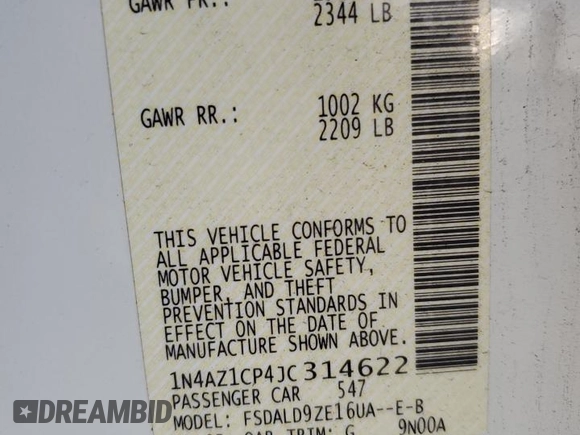 2018 Nissan LEAF SV с VIN 1N4AZ1CP4JC314622, выставлен на аукционе Copart как лот 53328835 с пробегом 39 596 миль миль и Списание • Salvage title. История ставок и продаж доступна на DreamBid. Изображение 13.