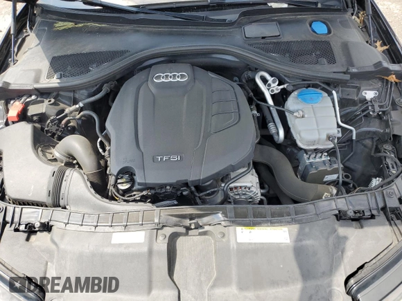 2018 Audi A6 Premium Plus with VIN WAUG8AFC7JN088562, listed as a Copart auction lot 55343595 with 76,742 mi miles and Salvage title. Bid and sale history available at DreamBid. Image 11.