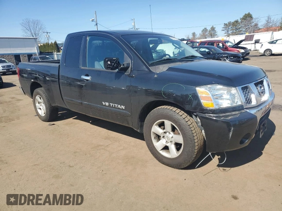 2006 Nissan Titan SE with VIN 1N6AA06A06N570395, listed as a Copart auction lot 48061925 with 131,059 mi miles and Salvage title. Bid and sale history available at DreamBid. Image 4.