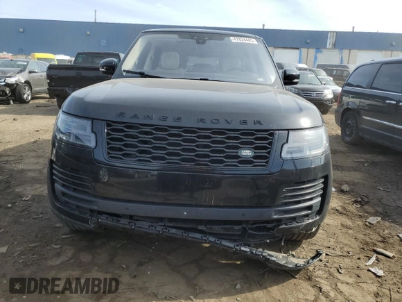 2019 Land Rover Range Rover HSE z VIN SALGS2SV2KA529386, wystawiony jako Copart lot #47824445 z przebiegiem 83 456 mil mil oraz Czysty tytuł • Clean title. Historia ofert i sprzedaży dostępna na DreamBid. Obrazek 5.