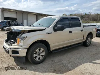2018 Ford F-150 XL with VIN 1FTEW1CP7JFC86673, listed as a Copart auction lot 50733945 with 103,187 mi miles and Salvage Title. Bid and sale history available at carsss.com. Image 1.