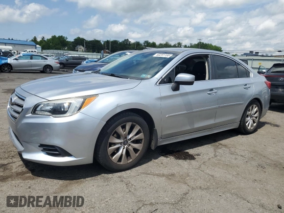 2016 Subaru Legacy Premium with VIN 4S3BNAC66G3022898, listed as a Copart auction lot 60291155 with 125,162 mi miles and Salvage title. Bid and sale history available at DreamBid. Image 1.
