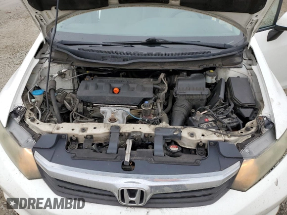 2012 Honda Civic LX z VIN 19XFB2F53CE354965, wystawiony jako Copart lot #59397555 z przebiegiem 181 610 mil mil oraz Szkoda całkowita • Salvage title. Historia ofert i sprzedaży dostępna na DreamBid. Obrazek 11.
