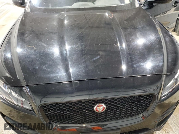 2019 Jaguar F-Pace 25t Prestige with VIN SADCK2FX7KA366367, listed as a Copart auction lot 47633855 with 34,847 mi miles and Salvage title. Bid and sale history available at DreamBid. Image 12.