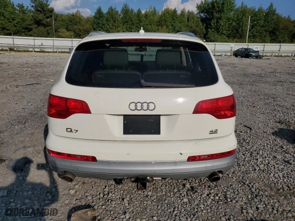 2007 Audi Q7 Premium with VIN WA1BV74L17D085824, listed as a Copart auction lot 58259024 with 0 mi miles and Salvage Title. Bid and sale history available at carsss.com. Image 6.