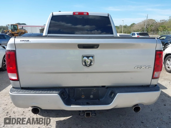 2013 Ram 1500 Express with VIN 1C6RR7KT5DS687555, listed as a IAAI auction lot 41571512 with 143,086 mi miles and . Bid and sale history available at DreamBid. Image 16.