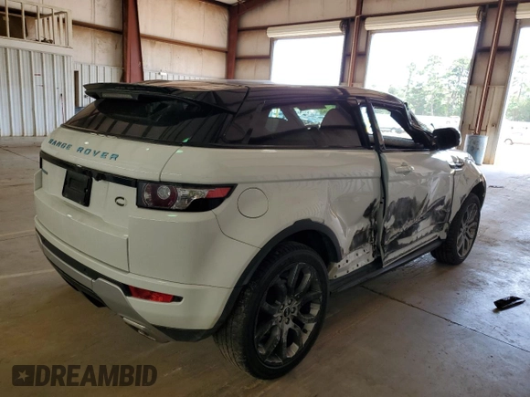 2012 Land Rover Range Rover Evoque Dynamic Premium with VIN SALVT1BG3CH643826, listed as a Copart auction lot 59666603 with 70,901 mi miles and Salvage Title. Bid and sale history available at carsss.com. Image 3.